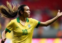 Marta, estrella femenina de Brasil
