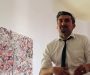 Pinturas recortadas en madera en la exposición Cálidas ruinas, de Luis Hampshire